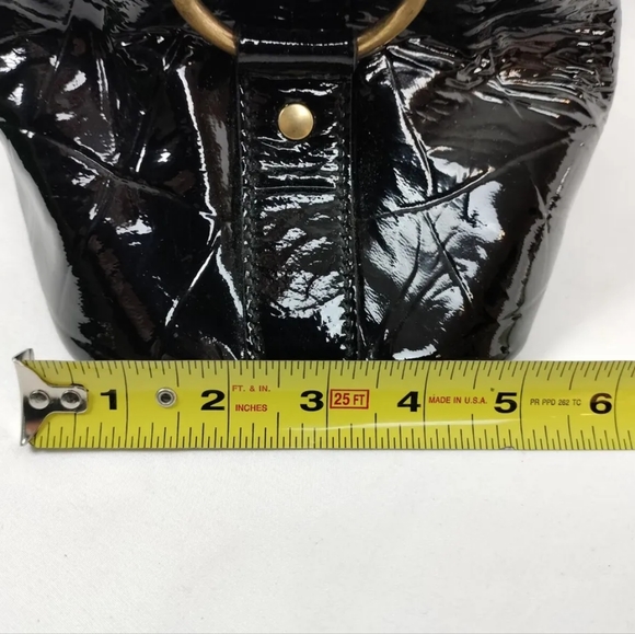 Like New Yves Saint Laurent YSL Crocodile-Skin Embossed Patent Leather Muse Bag - Picture 16 of 17